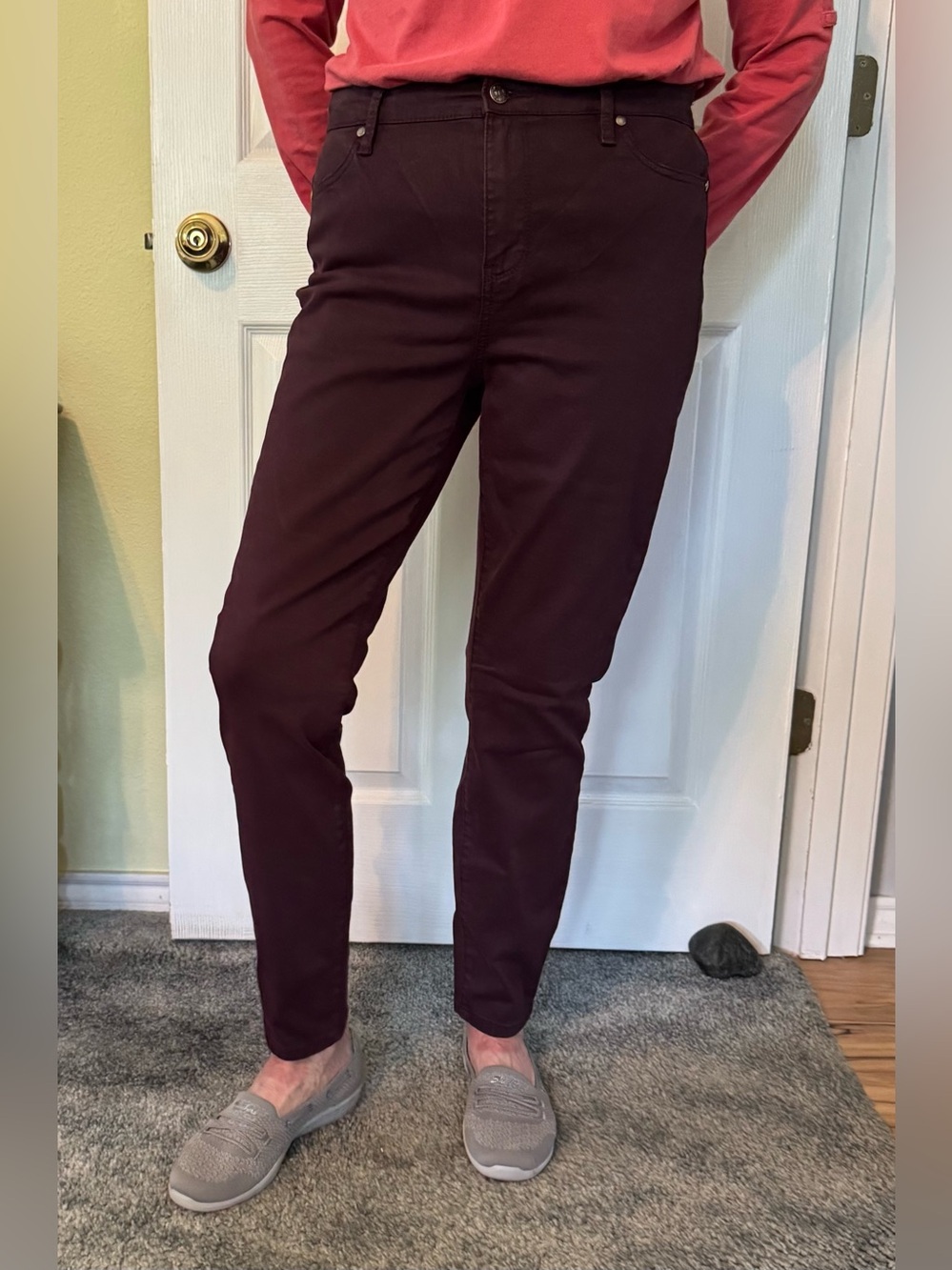 Buffalo Chino Jeans by David Bitton, Women’s High-Rise, Soft Stretch, Skinny